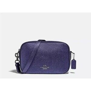 COACH Jes Blue Stardust Glitter Sparkle Crossbody Bag Purse